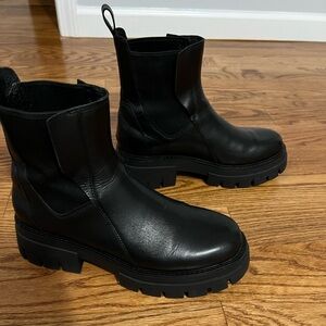 Black Combat boots